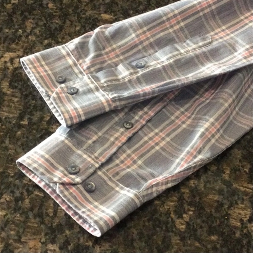 Primark Blue & Red Dress Shirt - Picture 6 of 9